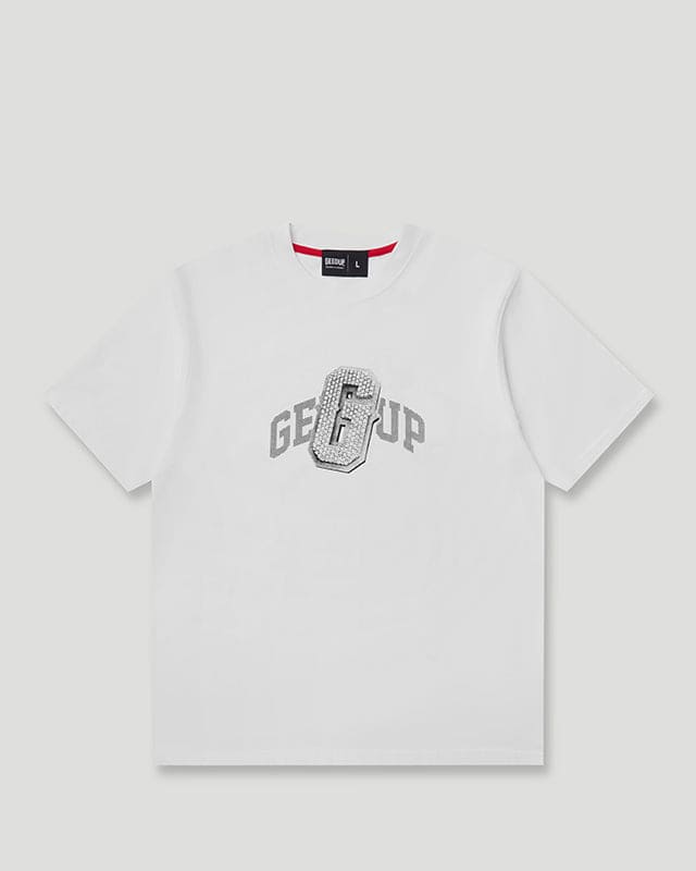 G Pendant T-Shirt Washed White/Grey
