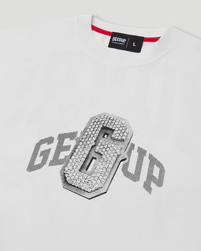 G Pendant T-Shirt Washed White/Grey
