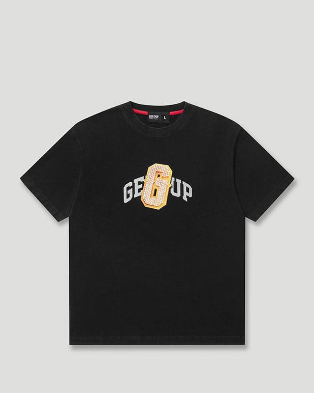 G Pendant T-Shirt Washed Black/Gold