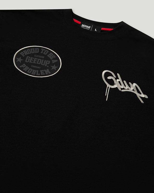 Proud To Be A Problem T-Shirt Black/Grey