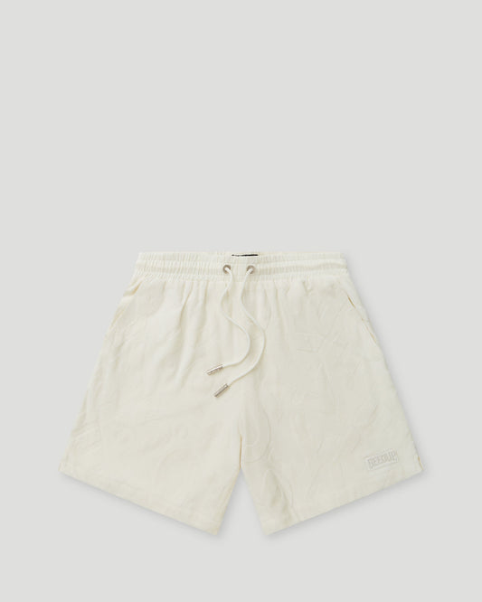 PFK Monogram Shorts Cream 