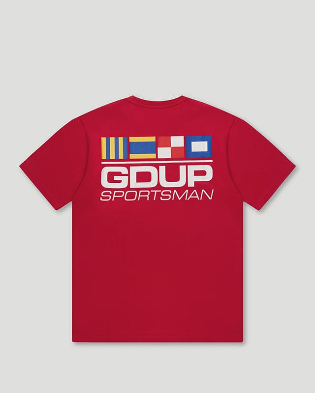 GDUP Sportsman Flag T-Shirt Red
